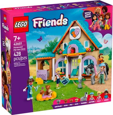Конструктор Lego Friends Ветеринарная клиника для лошадей и питомцев 42651 - фото