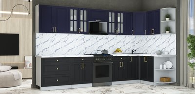 Кухонный гарнитур Интерлиния Мила Шато 1.5x3.5 PR