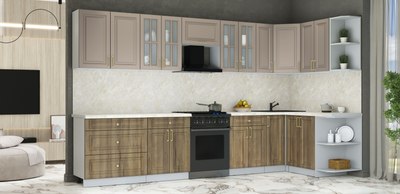 Кухонный гарнитур Интерлиния Мила Шато 1.5x3.5 PR