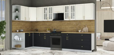 Кухонный гарнитур Интерлиния Мила Шато 1.5x3.6 LV