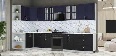 Кухонный гарнитур Интерлиния Мила Шато 1.5x3.6 LV