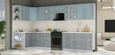 Кухонный гарнитур Интерлиния Мила Шато 1.5x3.6 LV