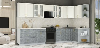 Кухонный гарнитур Интерлиния Мила Шато 1.5x3.6 PR