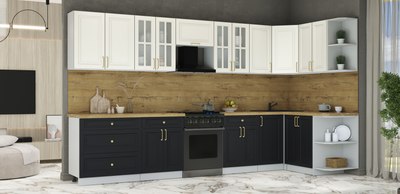 Кухонный гарнитур Интерлиния Мила Шато 1.5x3.6 PR