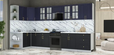 Кухонный гарнитур Интерлиния Мила Шато 1.5x3.7 LV