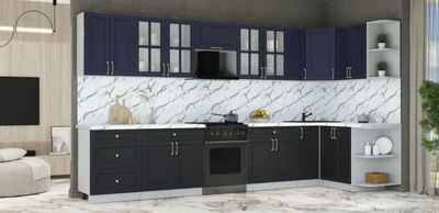 Кухонный гарнитур Интерлиния Мила Шато 1.5x3.7 PR