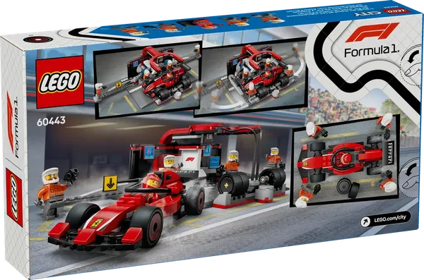 Конструктор Lego City Пит-Стоп с Ferrari 60443