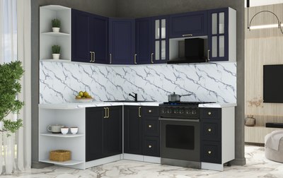 Кухонный гарнитур Интерлиния Мила Шато 1.7x2.1 LV