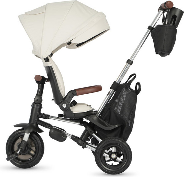 Трехколесный велосипед с ручкой QPlay S702 Nova Deluxe Beige