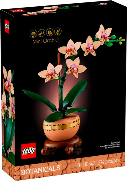 Конструктор Lego Botanicals Мини-орхидея 10343 - фото
