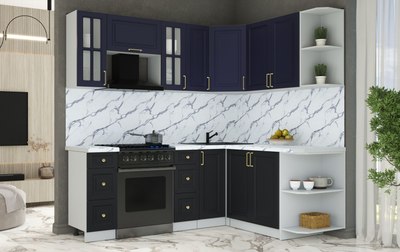 Кухонный гарнитур Интерлиния Мила Шато 1.7x2.1 PR