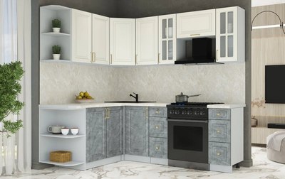 Кухонный гарнитур Интерлиния Мила Шато 1.7x2.2 LV