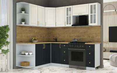 Кухонный гарнитур Интерлиния Мила Шато 1.7x2.2 LV