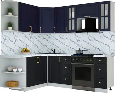 Кухонный гарнитур Интерлиния Мила Шато 1.7x2.2 LV - фото