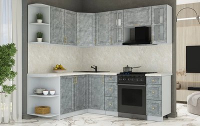 Кухонный гарнитур Интерлиния Мила Шато 1.7x2.2 LV