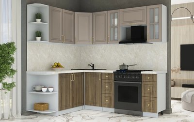 Кухонный гарнитур Интерлиния Мила Шато 1.7x2.2 LV