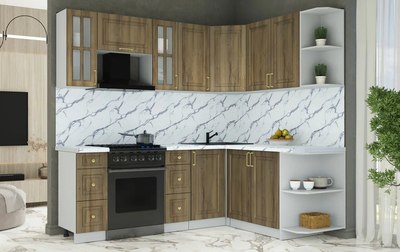 Кухонный гарнитур Интерлиния Мила Шато 1.7x2.2 PR