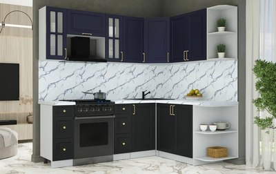 Кухонный гарнитур Интерлиния Мила Шато 1.7x2.2 PR