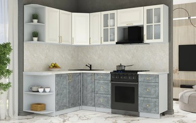 Кухонный гарнитур Интерлиния Мила Шато 1.7x2.3 LV