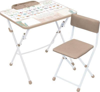 Комплект мебели с детским столом Ника Познайка КУ1/П - фото