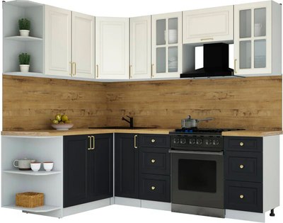 Кухонный гарнитур Интерлиния Мила Шато 1.7x2.3 LV - фото