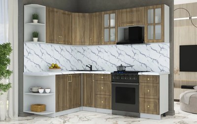 Кухонный гарнитур Интерлиния Мила Шато 1.7x2.3 LV