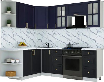 Кухонный гарнитур Интерлиния Мила Шато 1.7x2.3 LV - фото