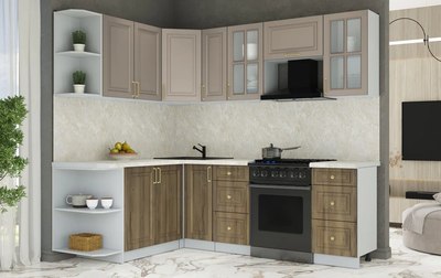 Кухонный гарнитур Интерлиния Мила Шато 1.7x2.3 LV