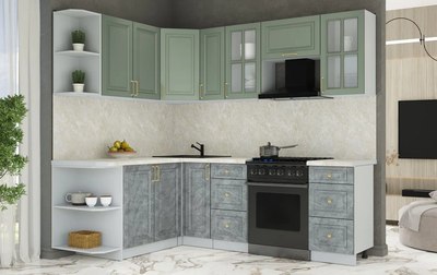 Кухонный гарнитур Интерлиния Мила Шато 1.7x2.3 LV