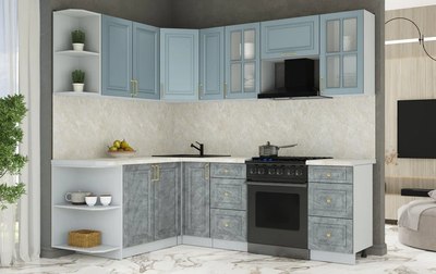 Кухонный гарнитур Интерлиния Мила Шато 1.7x2.3 LV