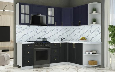 Кухонный гарнитур Интерлиния Мила Шато 1.7x2.3 PR