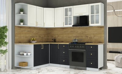 Кухонный гарнитур Интерлиния Мила Шато 1.7x2.4 LV