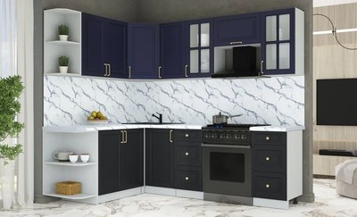 Кухонный гарнитур Интерлиния Мила Шато 1.7x2.4 LV