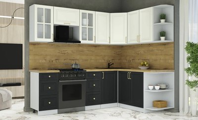 Кухонный гарнитур Интерлиния Мила Шато 1.7x2.4 PR