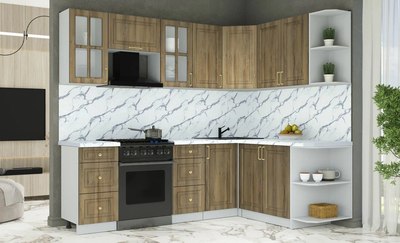 Кухонный гарнитур Интерлиния Мила Шато 1.7x2.4 PR