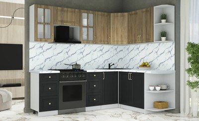 Кухонный гарнитур Интерлиния Мила Шато 1.7x2.4 PR