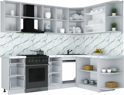 Кухонный гарнитур Интерлиния Мила Шато 1.7x2.4 PR