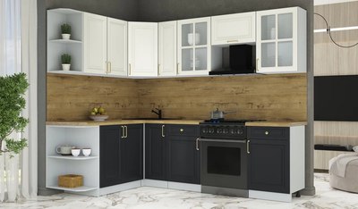 Кухонный гарнитур Интерлиния Мила Шато 1.7x2.5 LV