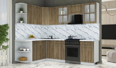 Кухонный гарнитур Интерлиния Мила Шато 1.7x2.5 LV