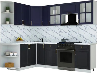 Кухонный гарнитур Интерлиния Мила Шато 1.7x2.5 LV - фото
