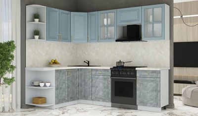 Кухонный гарнитур Интерлиния Мила Шато 1.7x2.5 LV