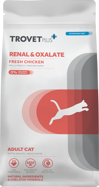 Сухой корм для кошек Trovet Plus Adult Cat Renal & Oxalate Fresh Chicken - фото