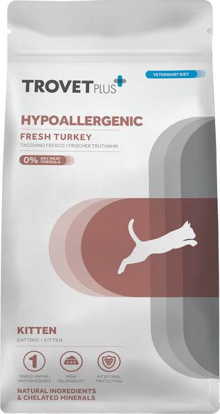 Сухой корм для кошек Trovet Plus Kitten Hypoallergenic Fresh Turkey - фото