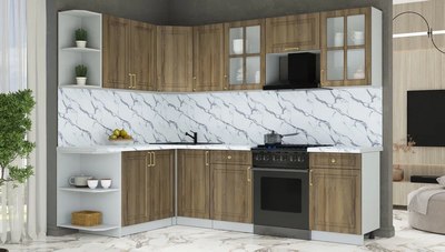 Кухонный гарнитур Интерлиния Мила Шато 1.7x2.6 LV