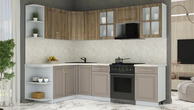 Кухонный гарнитур Интерлиния Мила Шато 1.7x2.6 LV