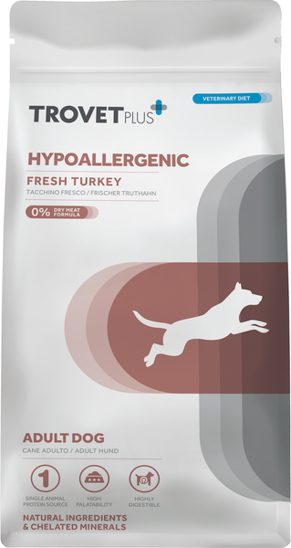 Сухой корм для собак Trovet Plus Adult Dog Hypoallergenic Fresh Turkey - фото