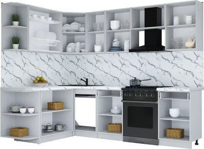 Кухонный гарнитур Интерлиния Мила Шато 1.7x2.6 LV