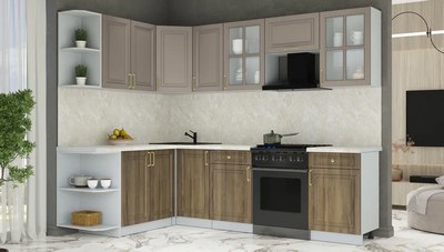 Кухонный гарнитур Интерлиния Мила Шато 1.7x2.6 LV