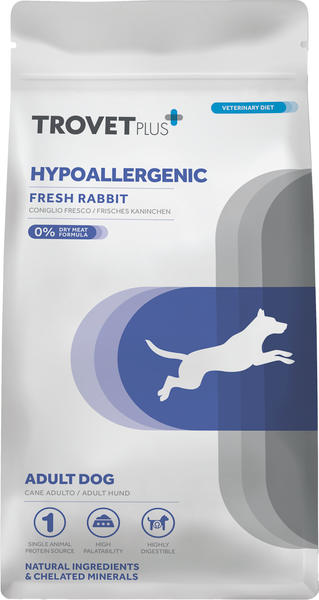 Сухой корм для собак Trovet Plus Adult Dog Hypoallergenic Fresh Rabbit - фото