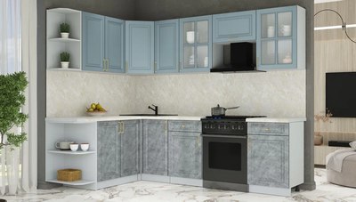 Кухонный гарнитур Интерлиния Мила Шато 1.7x2.6 LV